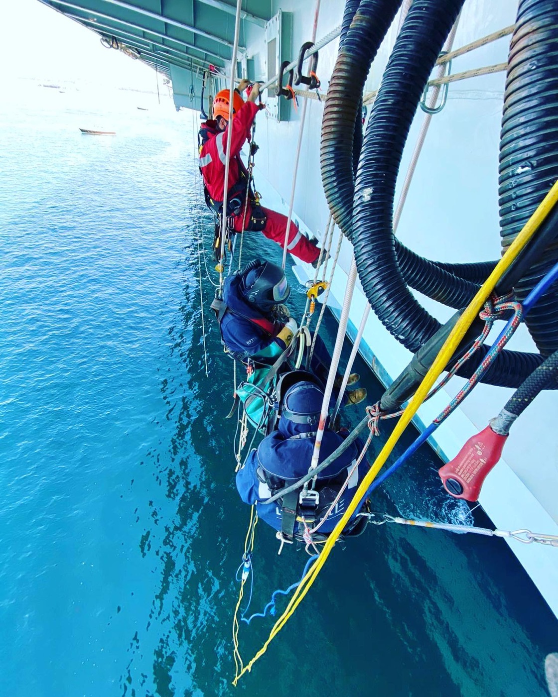 Rope access and engineering inspection
